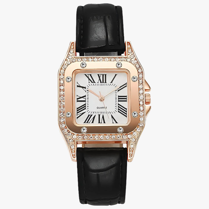 Levoire | Montre Quartz Cuir Tableau Noir