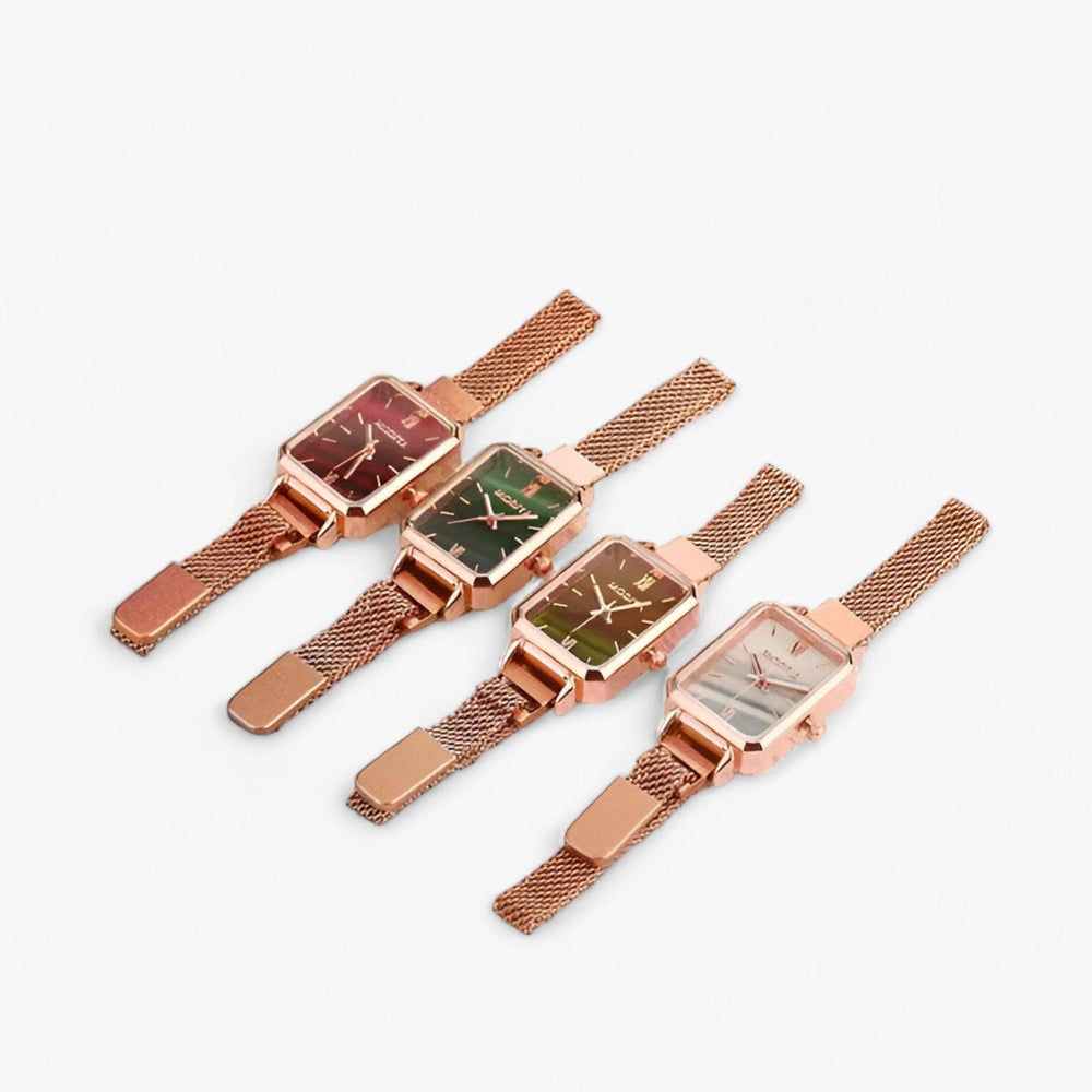 Levoire | Montre Carrée Élégante Bracelet Magnétique