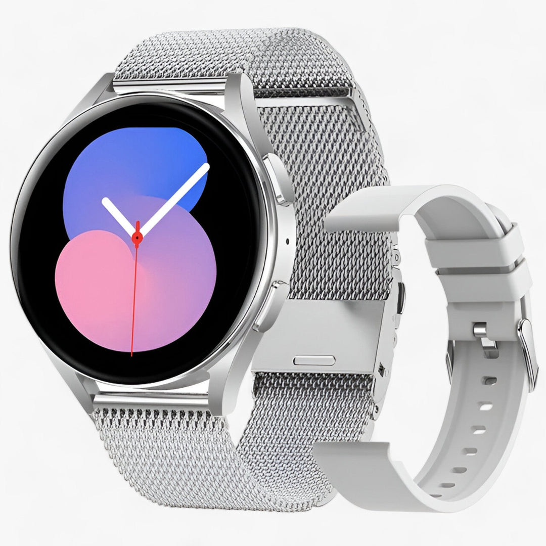 Levoire | Montre Intelligente Ronde Femme Zilver Verkko