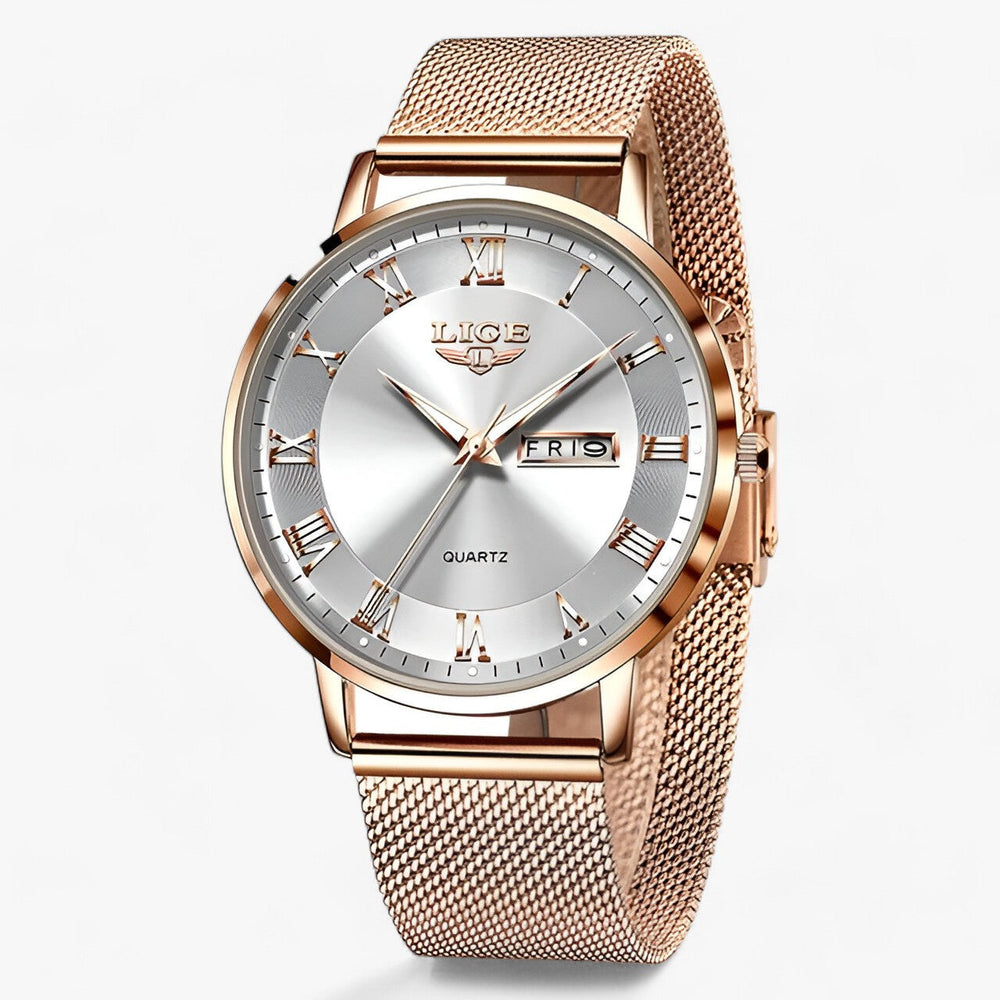 Levoire | Élégante Montre En Maille Acier