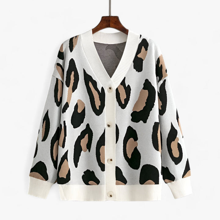 Levoire | Pull Ample À Col V À Manches Longues Avec Boutons Noir