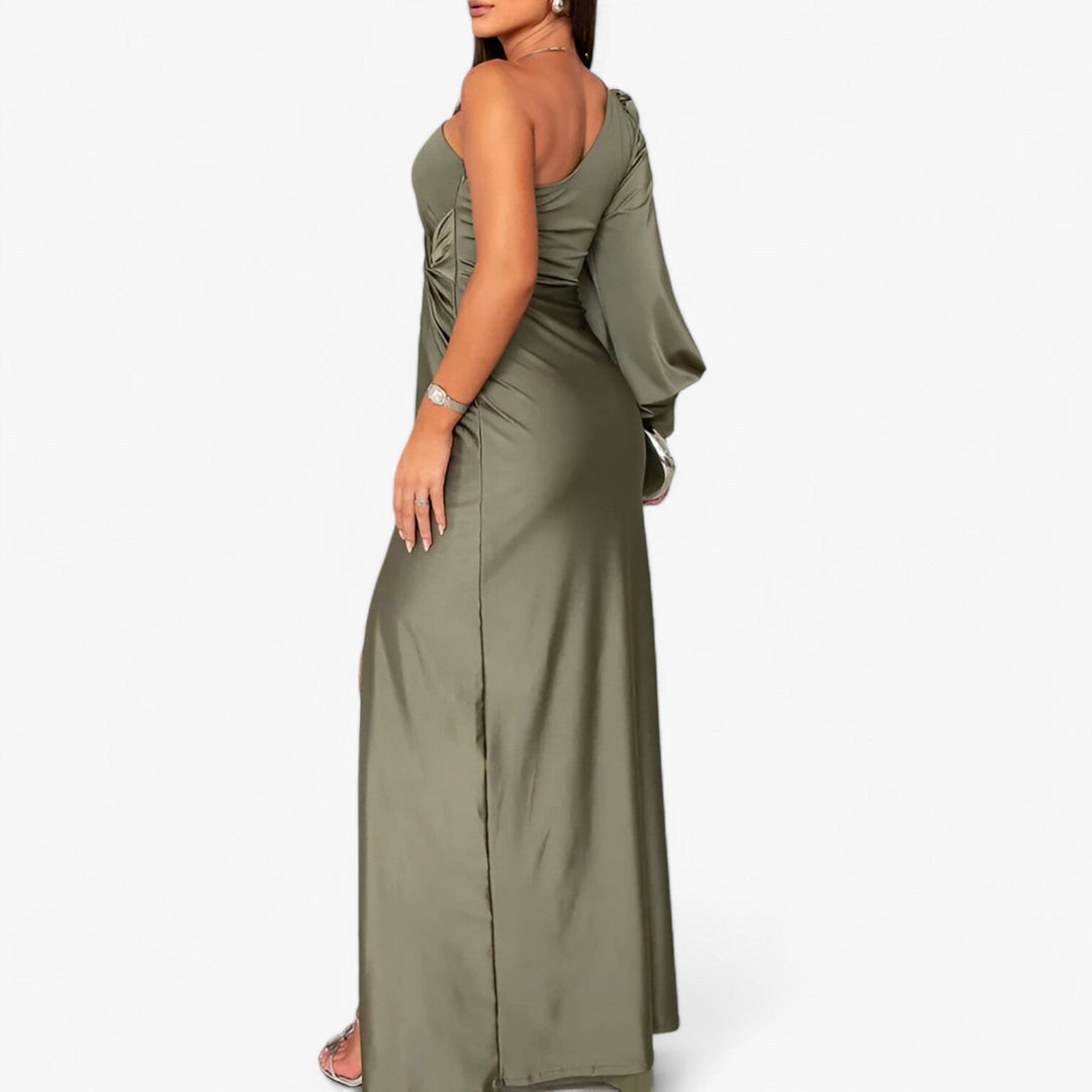 Levoire | Satin Robe Long Élégante Et Confortable