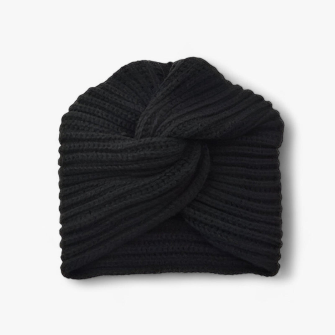 Levoire | Turban Tricoté Pour Femmes Noir