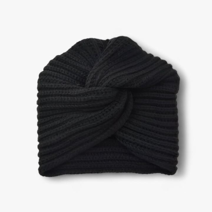Levoire | Turban Tricoté Pour Femmes Noir