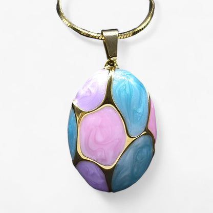 Levoire | Collier Élégant En Pierre Précieuse Avec Pendentif Rosa bleu