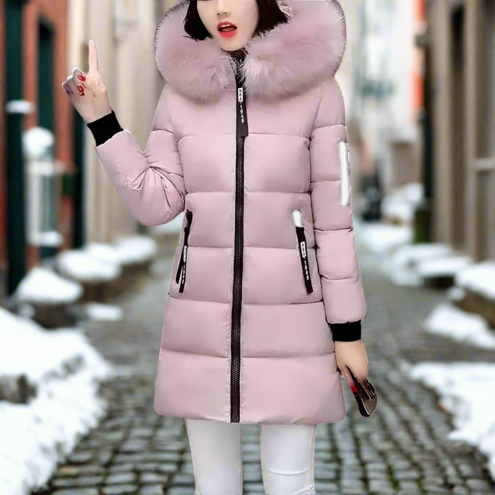 Levoire | Long Women'S Jacket With Hood For Everyday Use