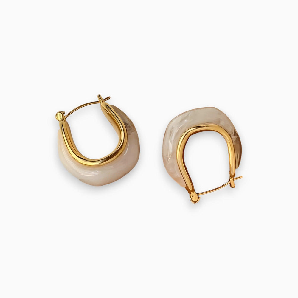 Levoire | Boucles D'Oreilles Brillantes Blanc