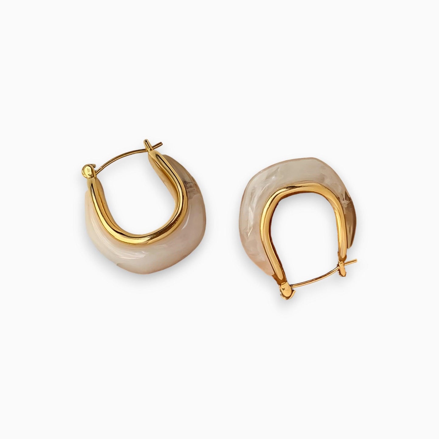 Levoire | Boucles D'Oreilles Brillantes Blanc