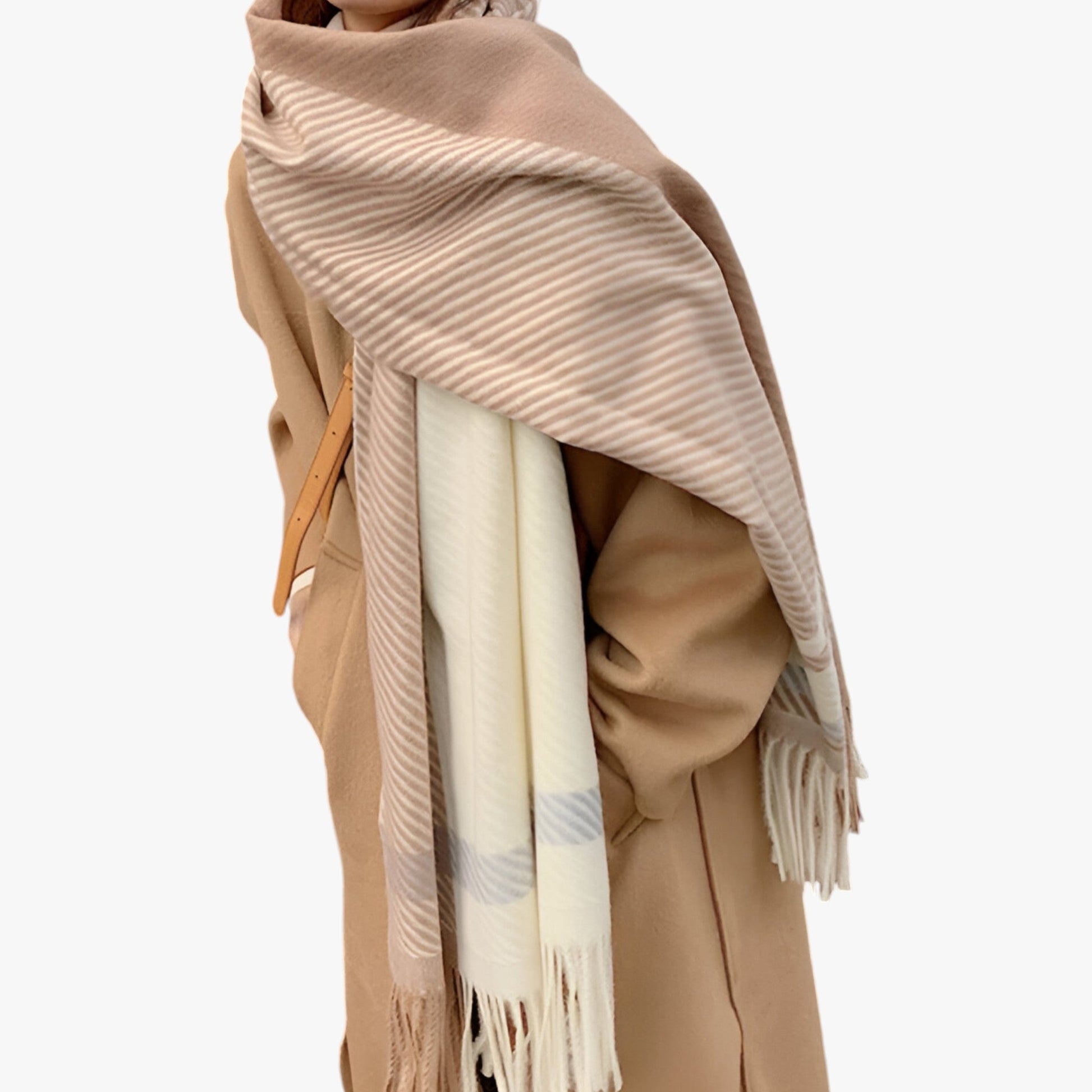 Levoire | Écharpe Longue À Carreaux Confortables