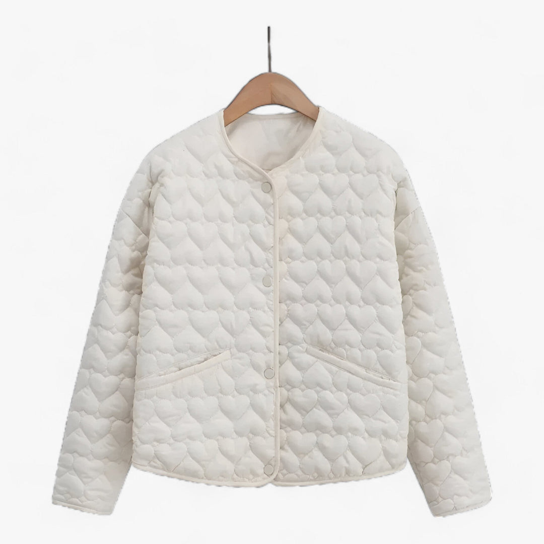 Levoire | Rennon Veste À Manches Longues Avec Col Rond Et Boutons Blanc