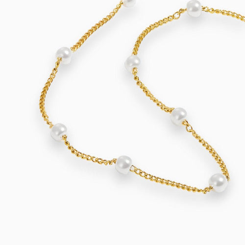 Levoire | Bague Élégante En Perles Dorées