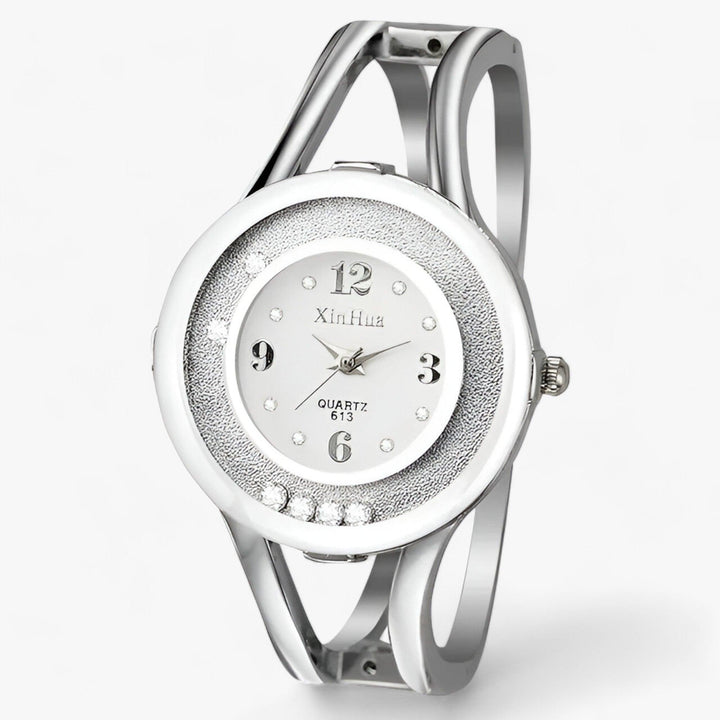 Levoire | Bracelets Cristal Montre En Acier Inoxydable Blanc