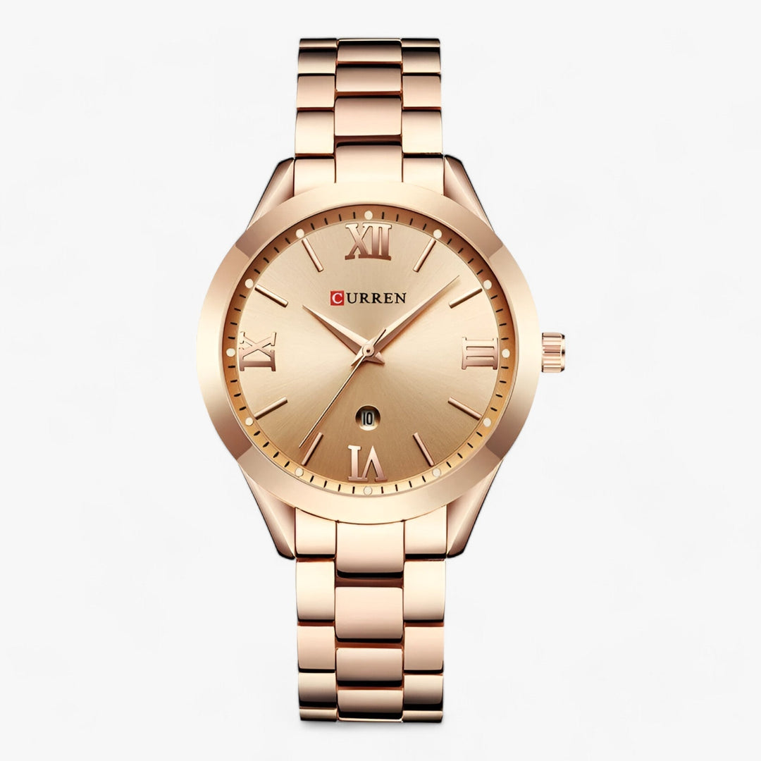 Levoire | Montre Pour Femme En Acier Inoxydable Doré Rose Rose