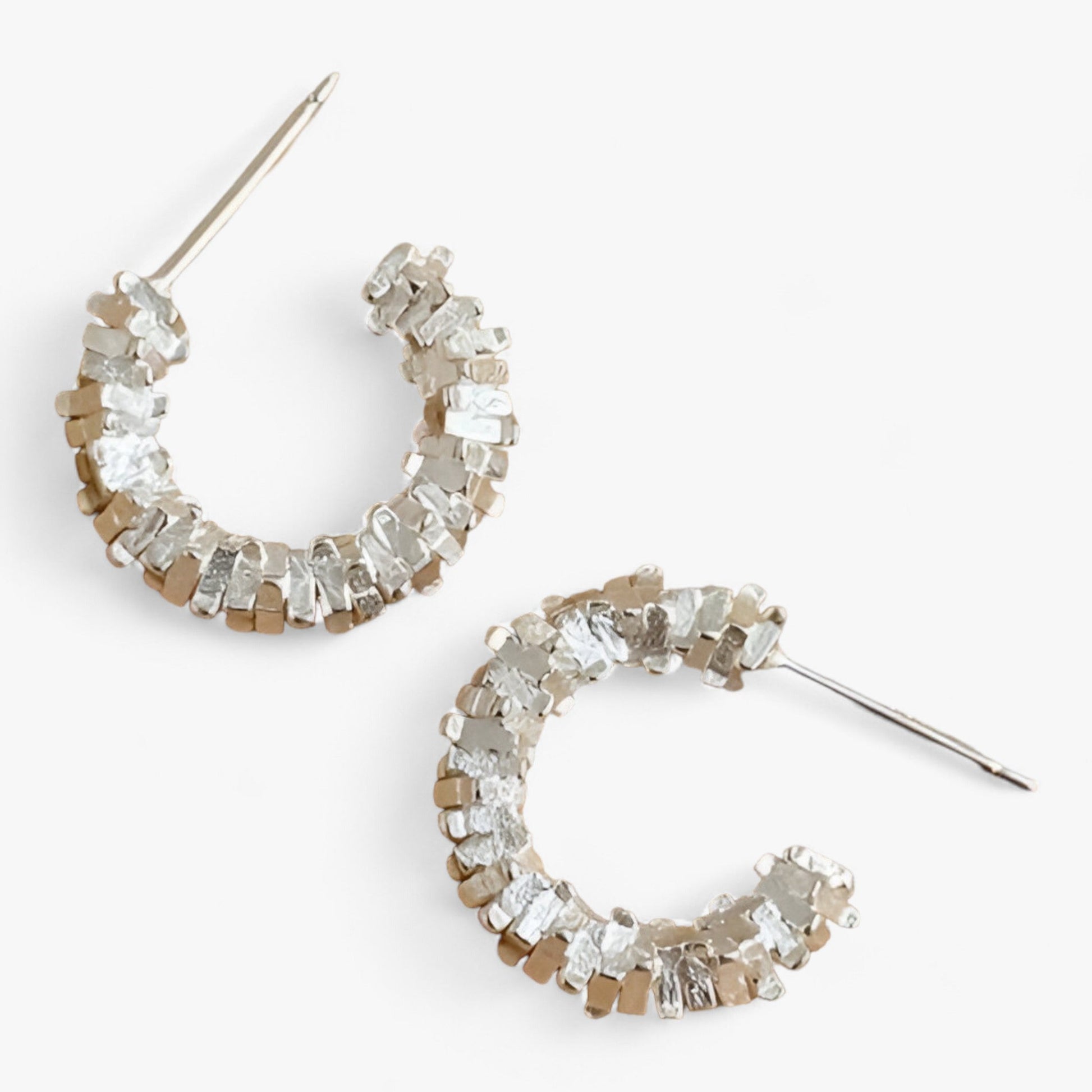 Levoire | Boucles D'Oreilles En Métal Ondulé Tourné De Vignoble