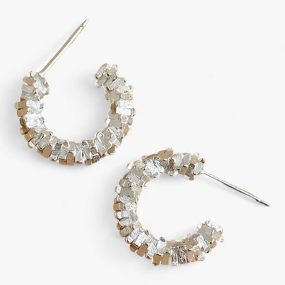 Levoire | Boucles D'Oreilles En Métal Ondulé Tourné De Vignoble