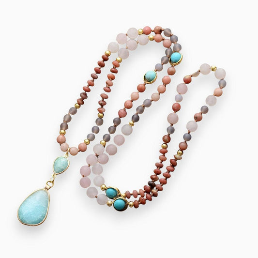 Levoire | Collier En Pierres Précieuses Pastel De L'Étreinte Colorée