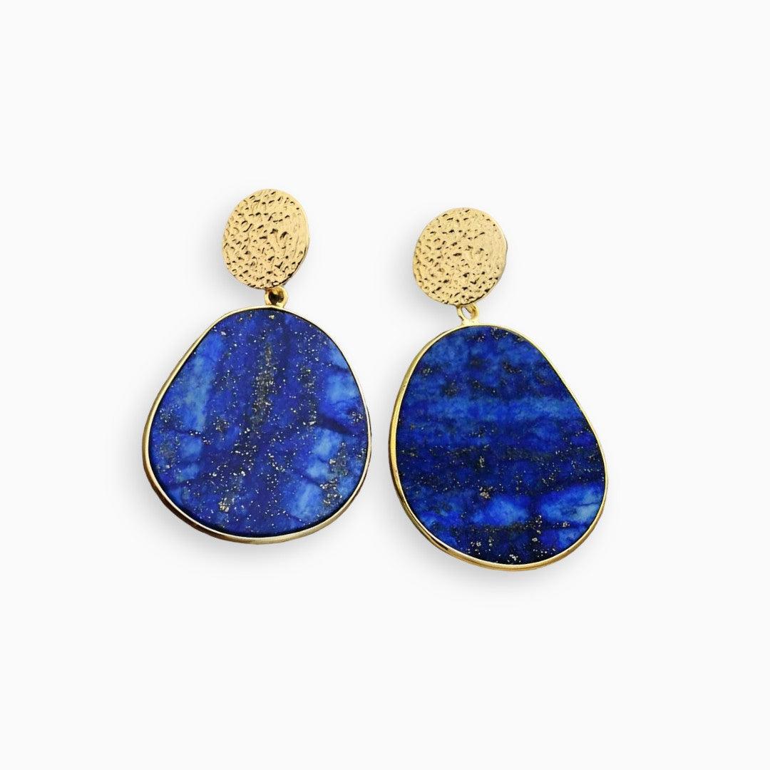 Levoire | Boucles D'Oreilles Lapis Élégantes Lapis Lazuli