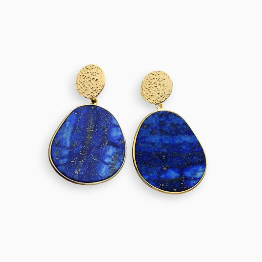 Levoire | Boucles D'Oreilles Lapis Élégantes Lapis Lazuli