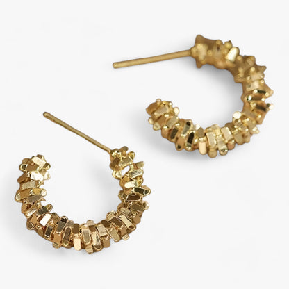 Levoire | Boucles D'Oreilles En Métal Ondulé Tourné De Vignoble