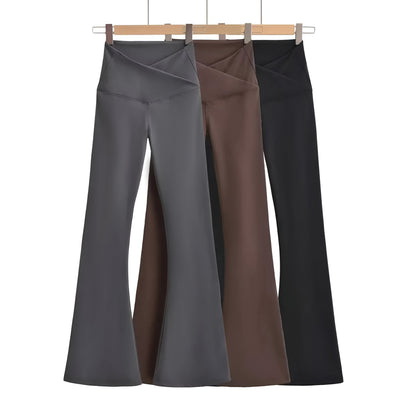 Levoire | Pantalon Évasé avec Tissu Respirant et Sec pour Femmes