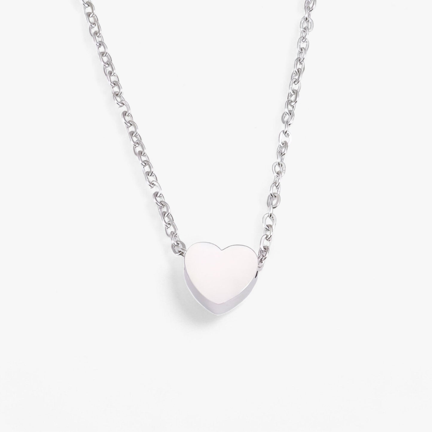 Levoire | Collier Charmant En Forme De Cœur Argent