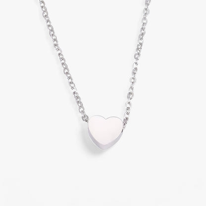 Levoire | Collier Charmant En Forme De Cœur Argent