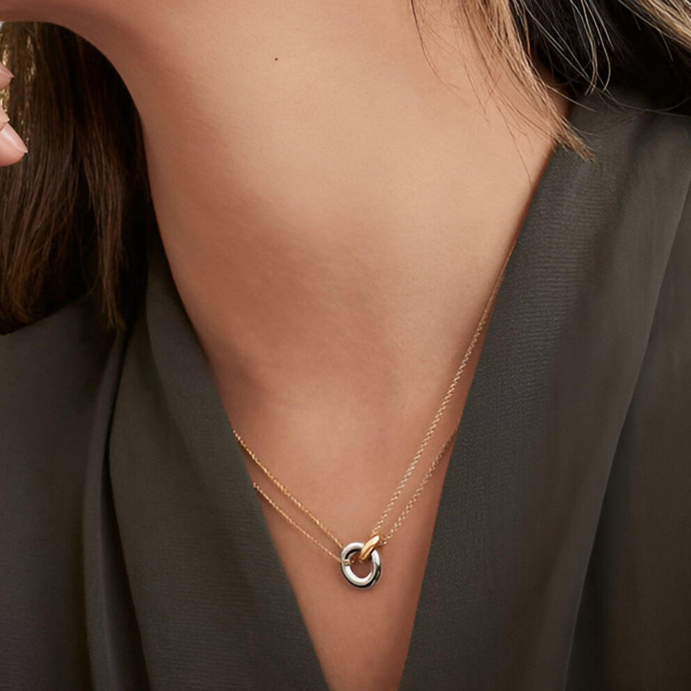 Levoire | Collier Jaune Avec Pendentif En Cercle