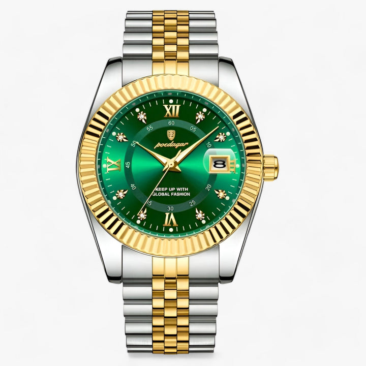 Levoire | Montre Ronde Pour Hommes En Acier Inoxydable 910 Ou Vert
