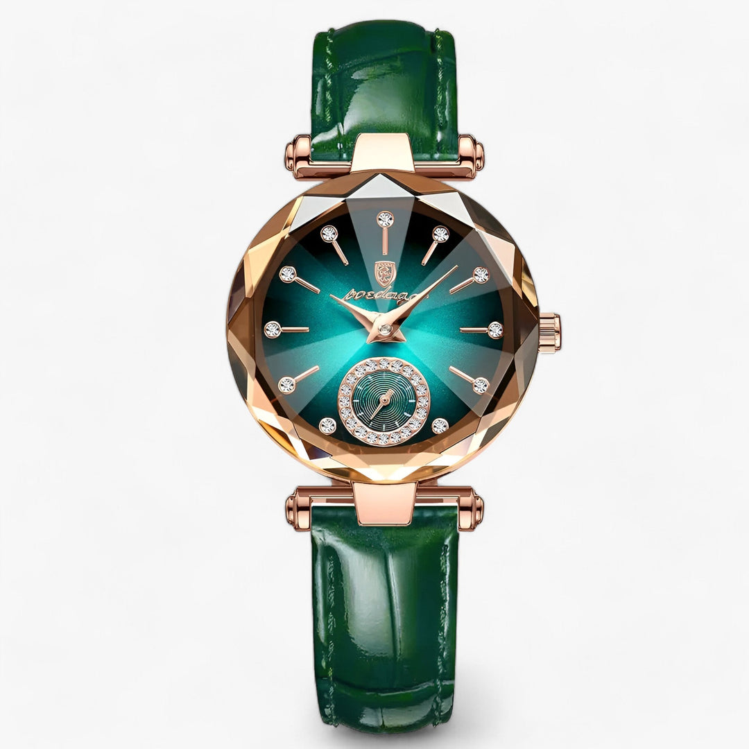 Levoire | Montre Sac Luxe Femme Acier Inoxydable Or Bleu S