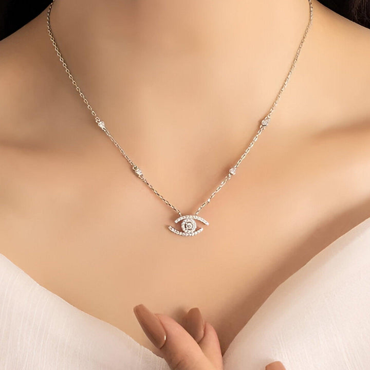 Levoire | Élégant Collier En Cristal De Protection Pour Les Yeux