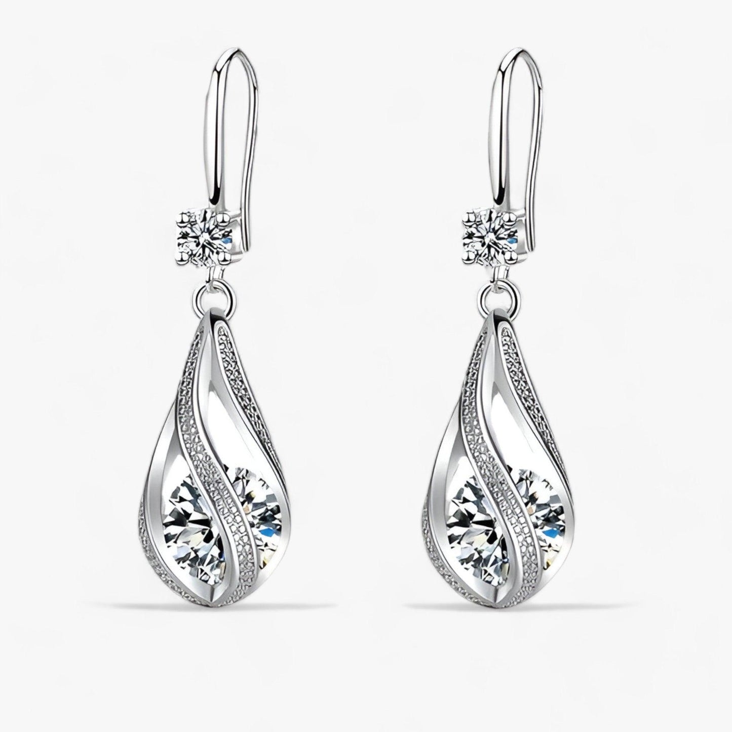 Levoire | Boucles D'Oreilles En Zircon Cristaux Sterlinghopeakristalli Argent (925 argent)