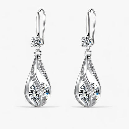 Levoire | Boucles D'Oreilles En Zircon Cristaux Sterlinghopeakristalli Argent (925 argent)