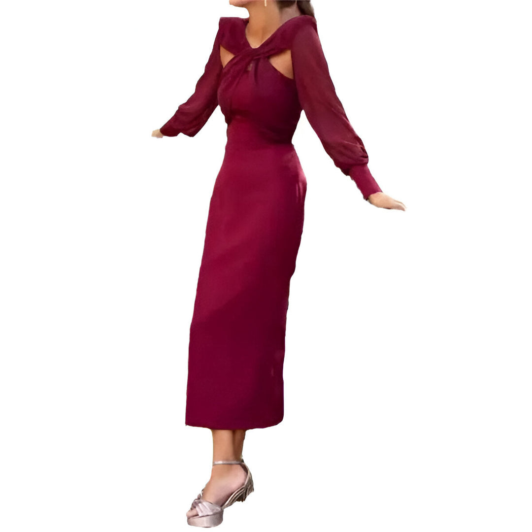 Levoire | Robe Midi Avec Des Accents Découpés Subtils Pour Un Look Intemporel
