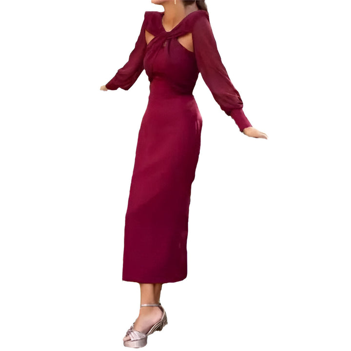 Levoire | Robe Midi Avec Des Accents Découpés Subtils Pour Un Look Intemporel