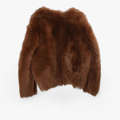 Levoire | Veste Longue À Manches Longues Künstlær Avec Fermeture À Boutons Marron foncé