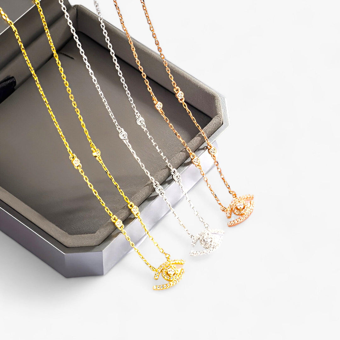Levoire | Élégant Collier En Cristal De Protection Pour Les Yeux