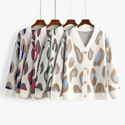 Levoire | Pull Ample À Col V À Manches Longues Avec Boutons