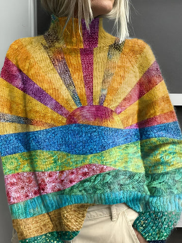 Levoire | Pull Col Roulé Lisse Et Coloré