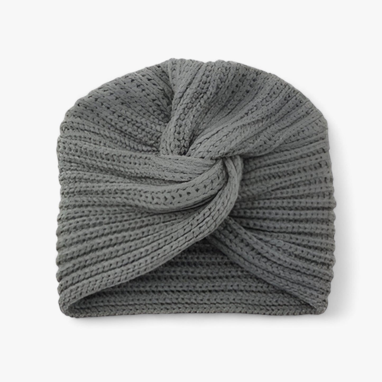 Levoire | Turban Tricoté Pour Femmes Gris foncé