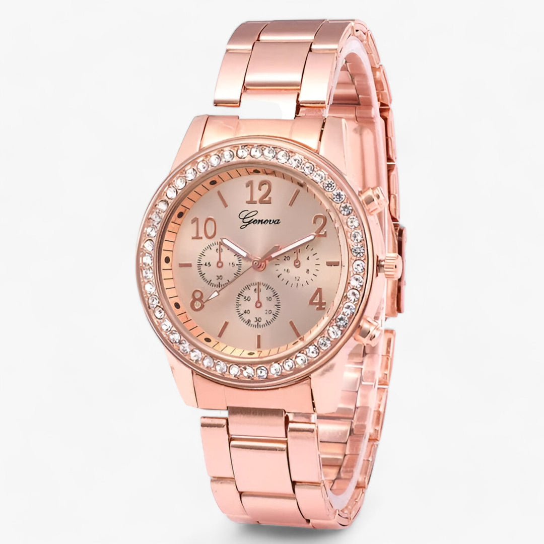 Levoire | Montre Avec Des Strass Rosa