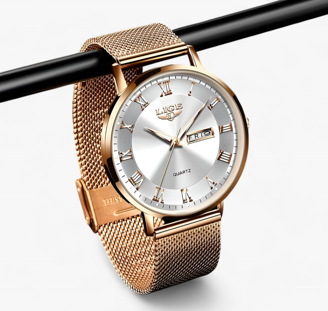 Levoire | Élégante Montre En Maille Acier