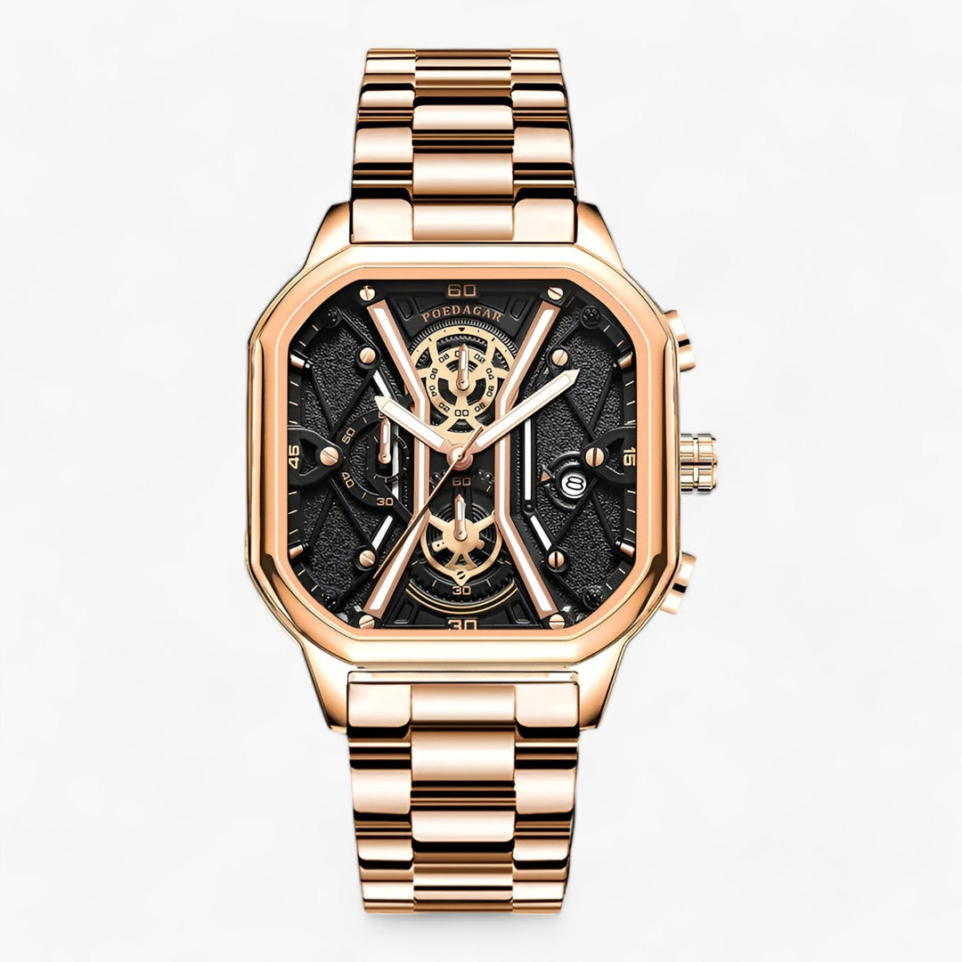 Levoire | Montre Carrée Crohnographe Durable Ou