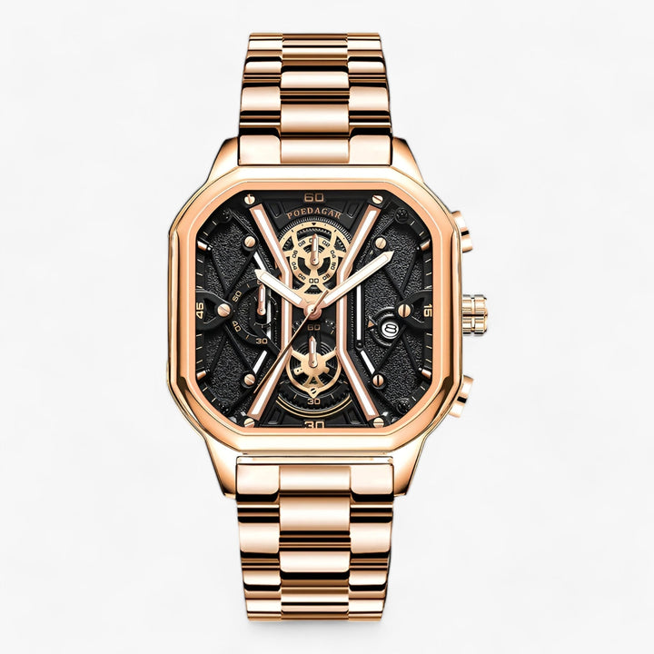 Levoire | Montre Carrée Crohnographe Durable Ou