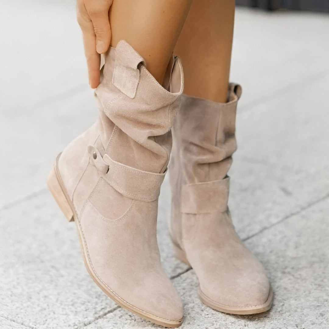 Levoire | Bottes Élegantes Femmes À Talons Bas