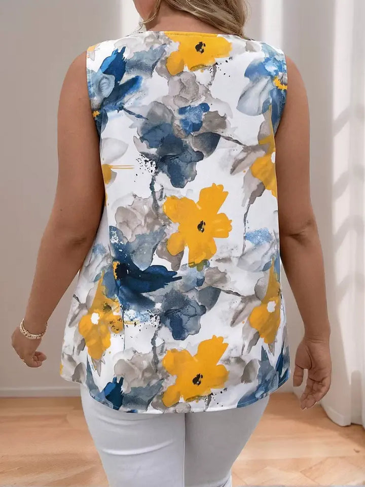 Levoire | Robe Maxi Cami Sans Manches À Décolleté En V Avec Décolleté Carré
