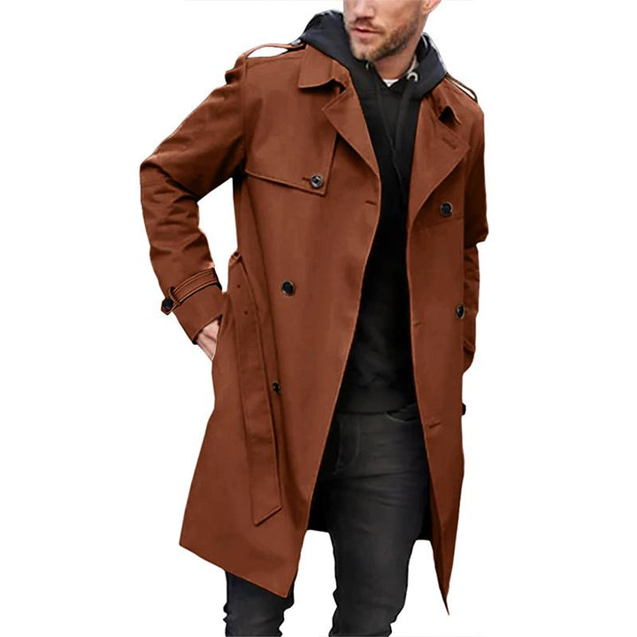 Levoire | Trench-Coat Long À Ceinture Braun