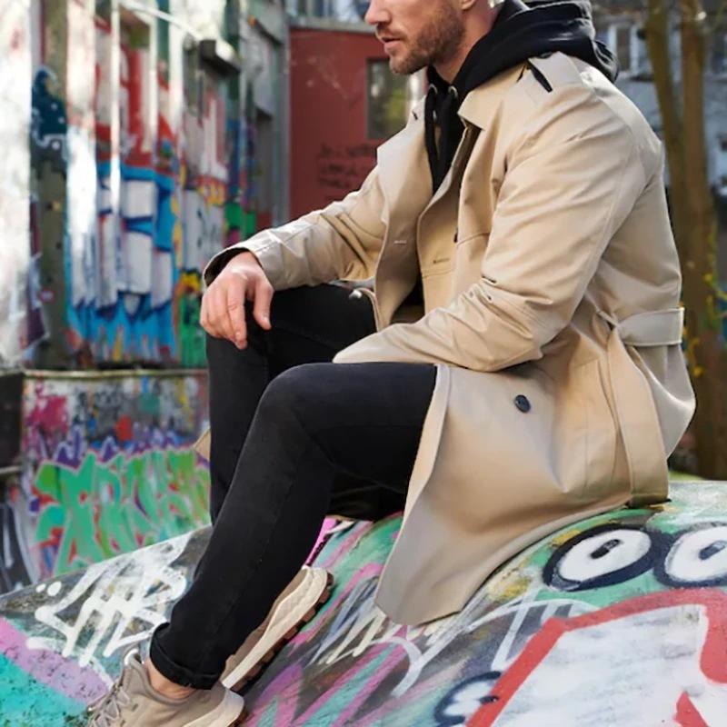 Levoire | Trench-Coat Long À Ceinture