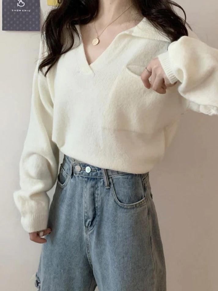 Levoire | Pull Court En Tricot Avec Poches