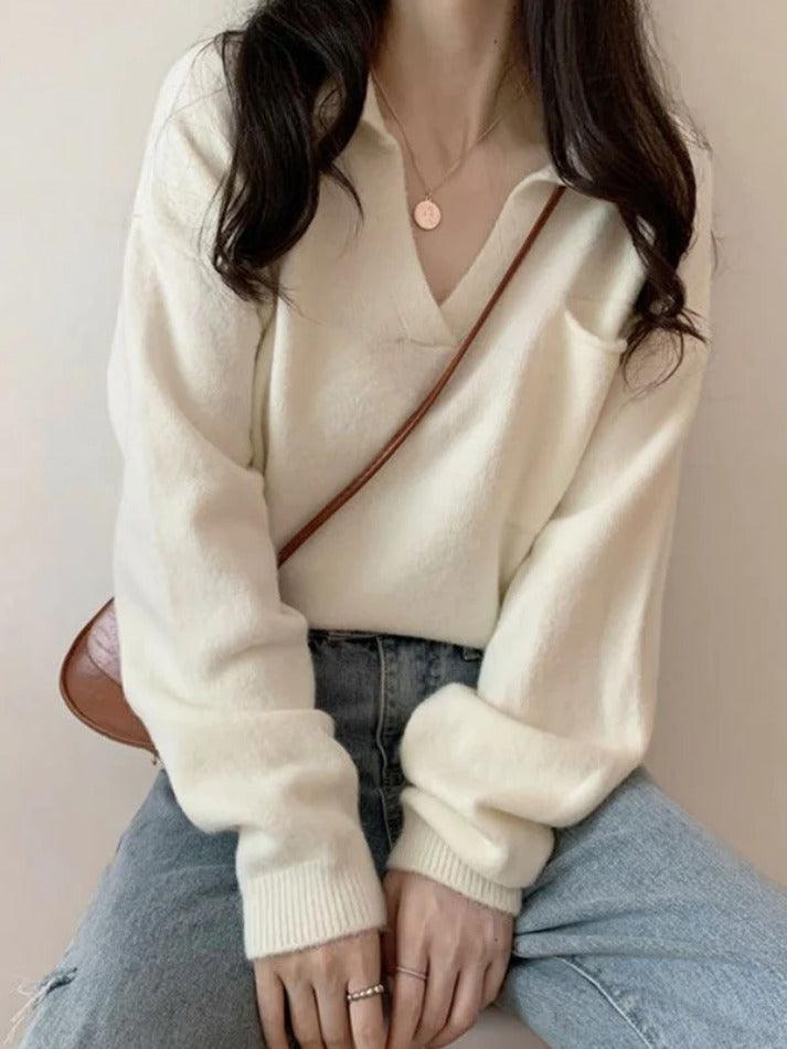 Levoire | Pull Court En Tricot Avec Poches