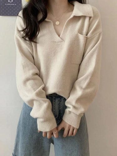 Levoire | Pull Court En Tricot Avec Poches